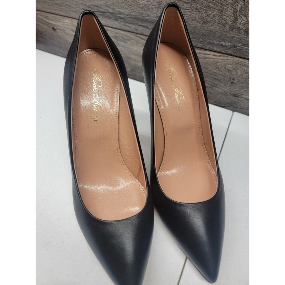 Brooks Brothers Women's  Black Pointed Toe Heels Sz 8 - Picture 2 of 6